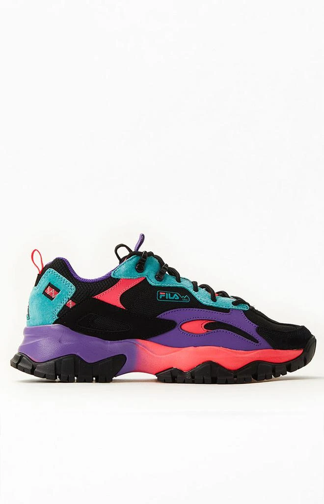 商品Fila|Women's Black & Pink Ray Tracer TR 2 Sneakers,价格¥294,第3张图片详细描述