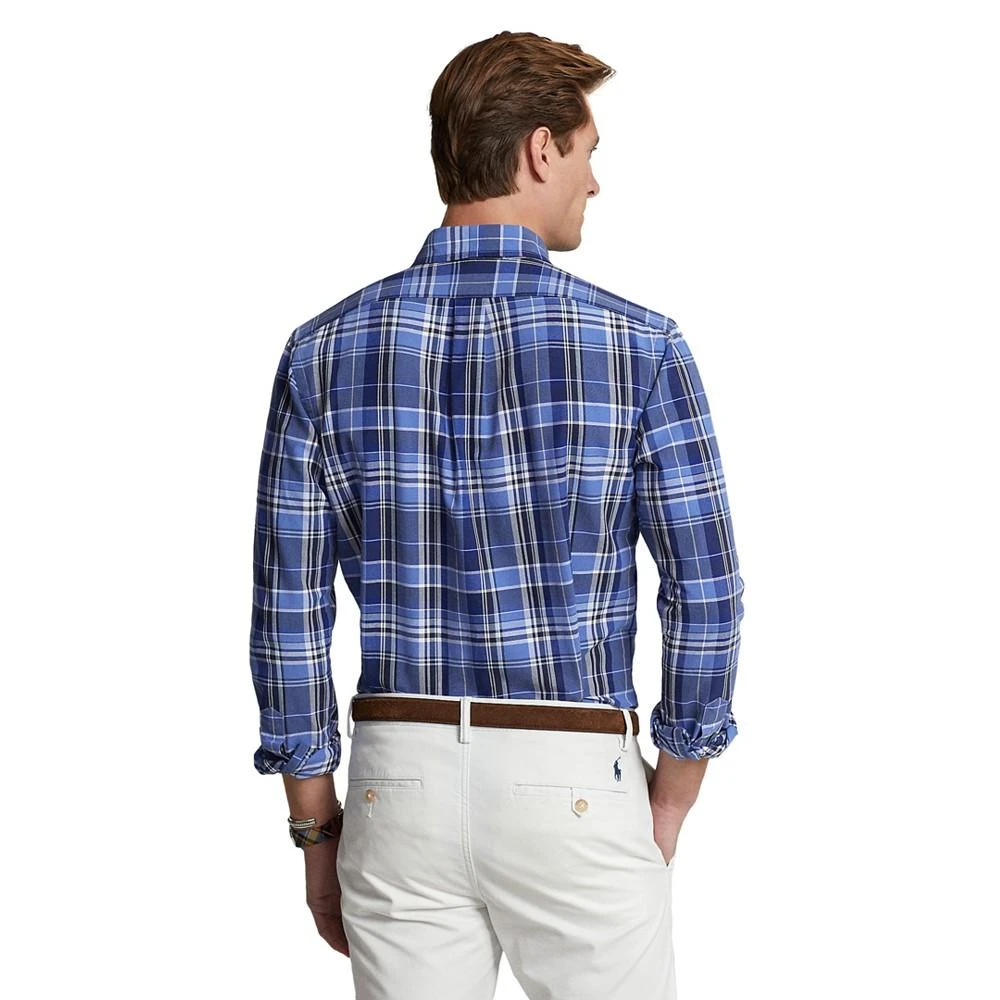 商品Ralph Lauren|Men's Classic-Fit Plaid Oxford Shirt,价格¥375,第2张图片详细描述