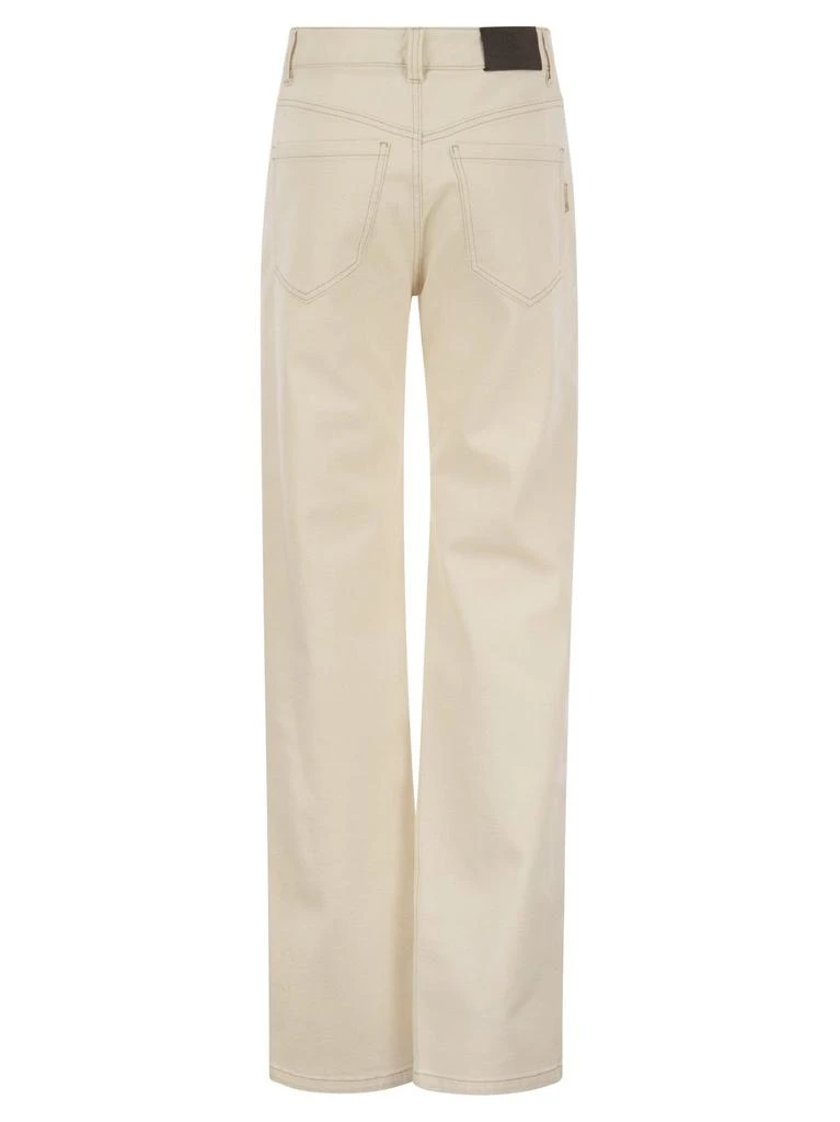 商品Brunello Cucinelli|Brunello Cucinelli High-Waist Straight-Leg Jeans,价格¥4441,第2张图片详细描述