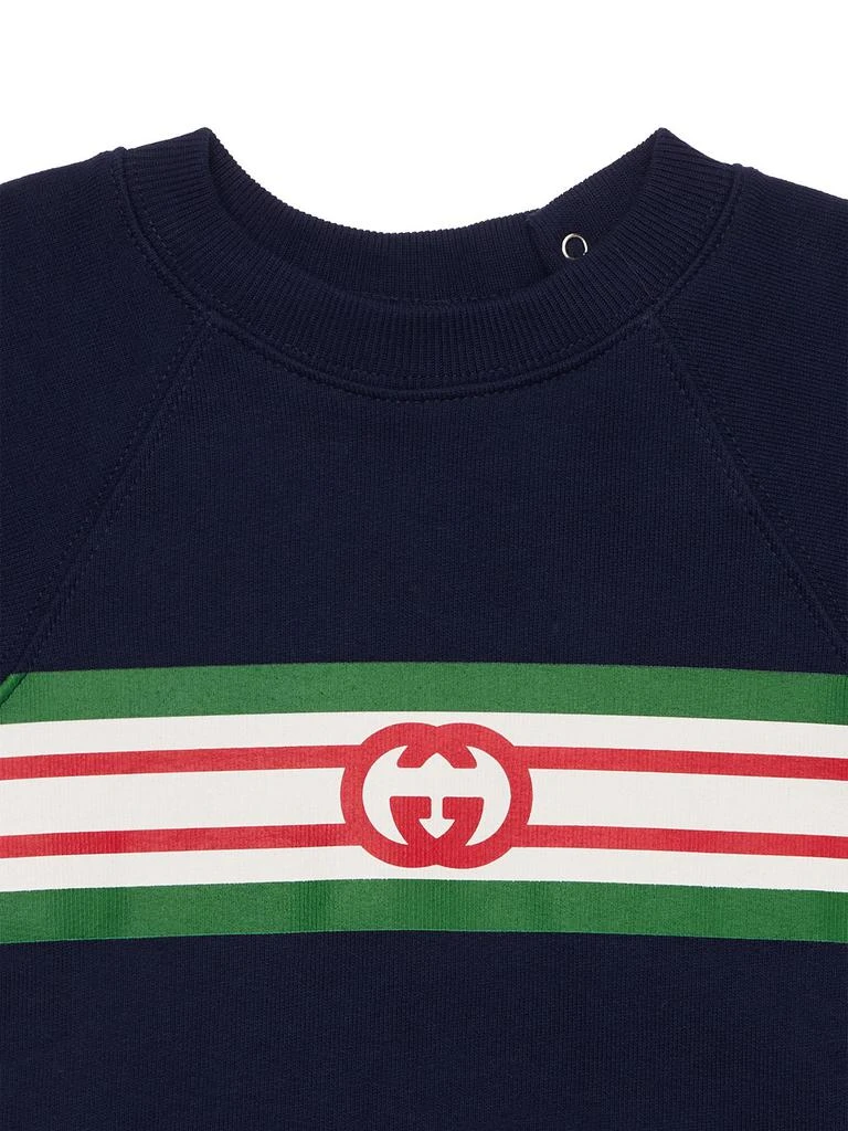 商品Gucci|Logo Printed Cotton Sweatshirt,价格¥2028,第1张图片详细描述