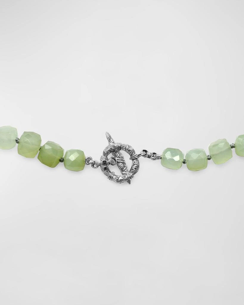商品Stephen Dweck|Vintage Hand Carved Jade Faceted Moonstone and Chalcedony Pendant,价格¥13164,第4张图片详细描述
