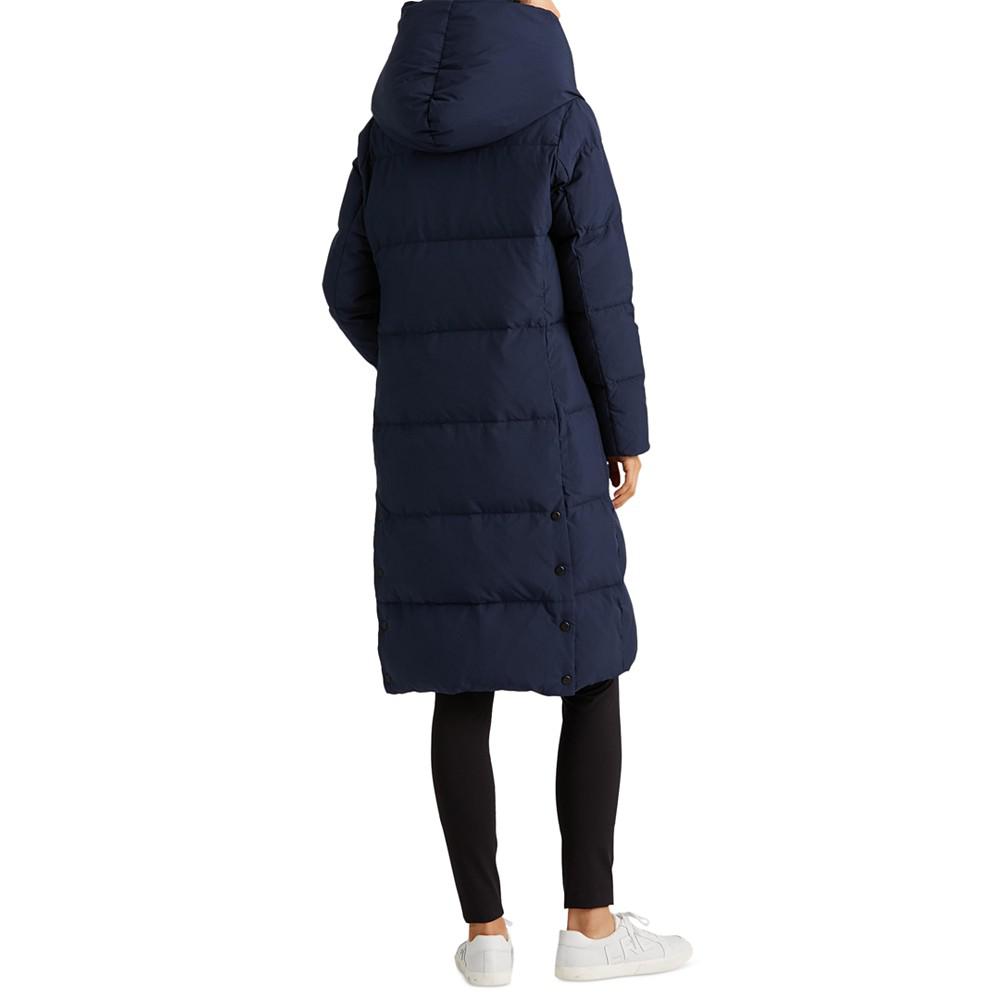 Women's Oversized-Collar Hooded Down Coat商品第3张图片规格展示