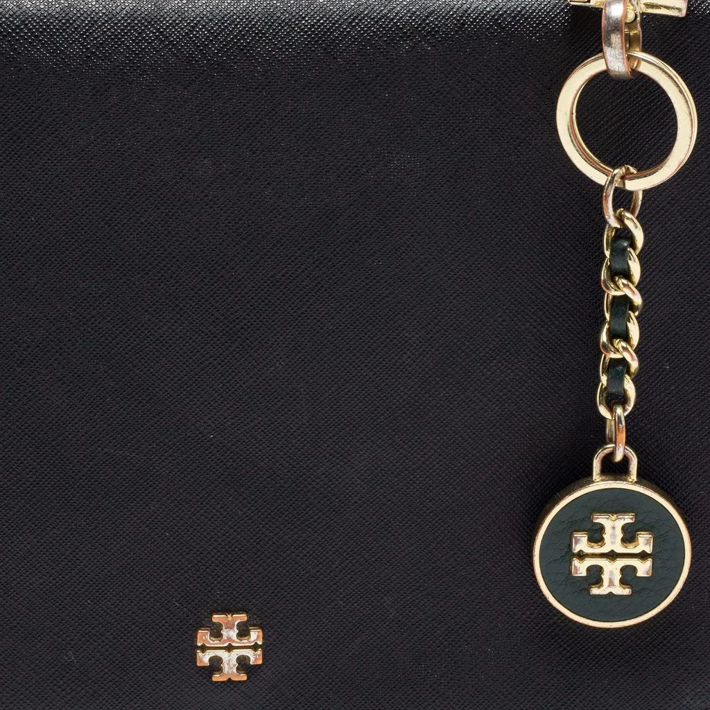 商品[二手商品] Tory Burch|Tory Burch Black Leather Robinson Shoulder Bag,价格¥1162,第5张图片详细描述