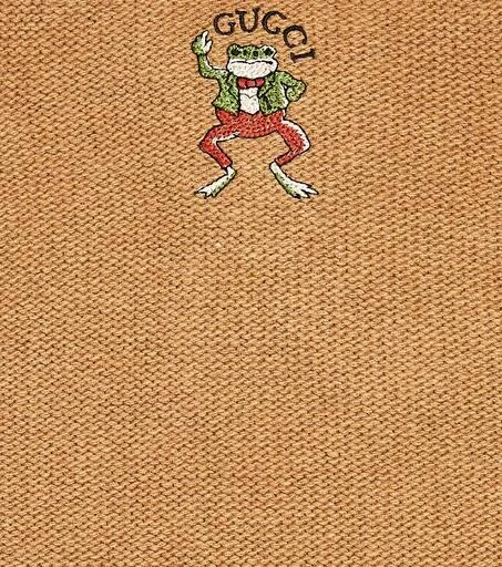 商品Gucci|婴幼儿 — 刺绣羊毛连身衣,价格¥4295,第3张图片详细描述