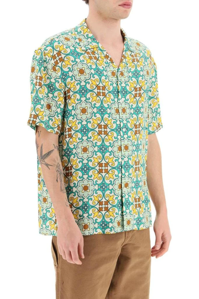 商品DROLE LE MONSIEUR|'LA CHEMISE FAÏENCE' SHIRT FEATURING ALL-OVER AZULEJOS,价格¥834,第3张图片详细描述