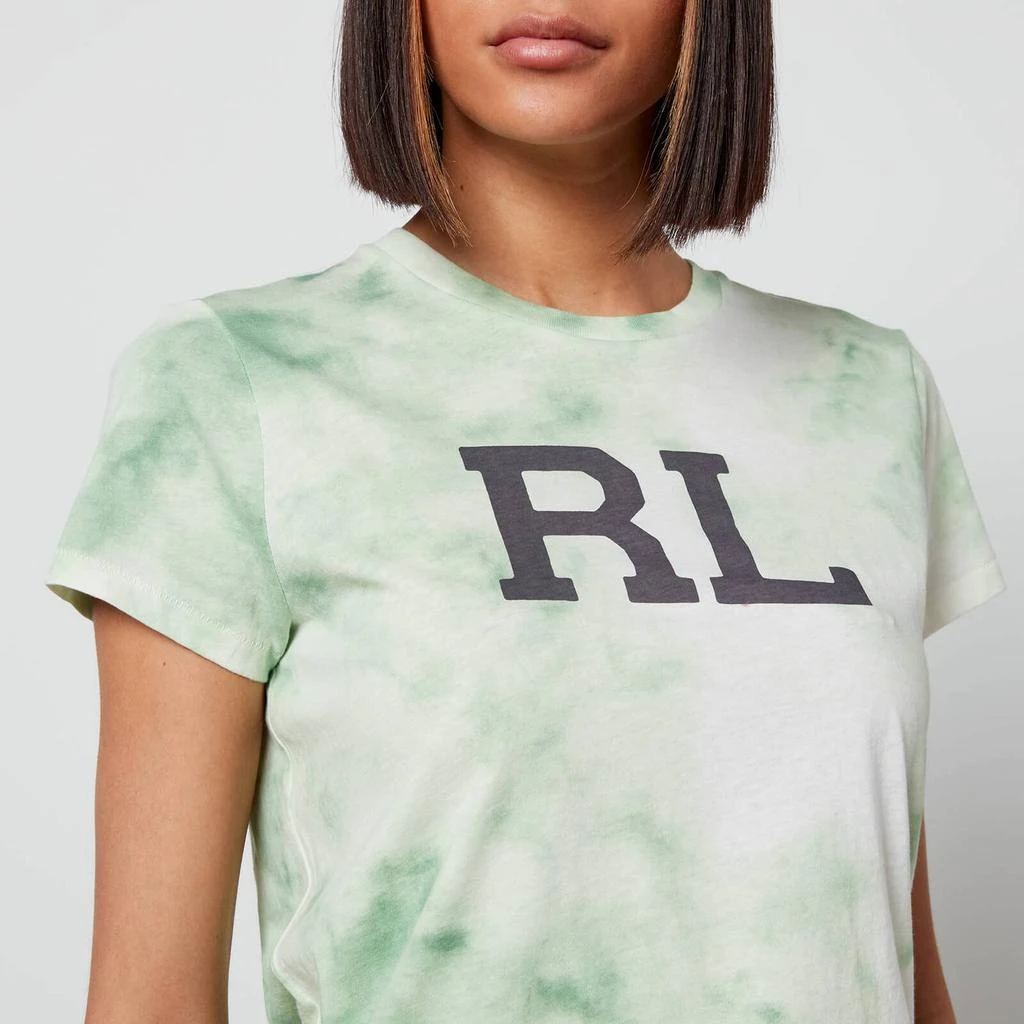 商品Ralph Lauren|Polo Ralph Lauren Women's Rl Tie Dye Short Sleeve T-Shirt - Outback Green/Nevis,价格¥329,第4张图片详细描述