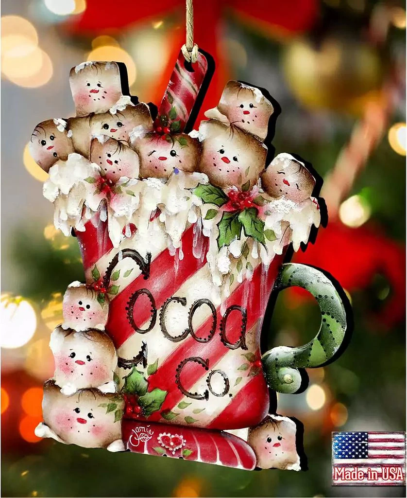 商品Designocracy|Marshmallow Cocoa Co Ornament,价格¥192,第3张图片详细描述