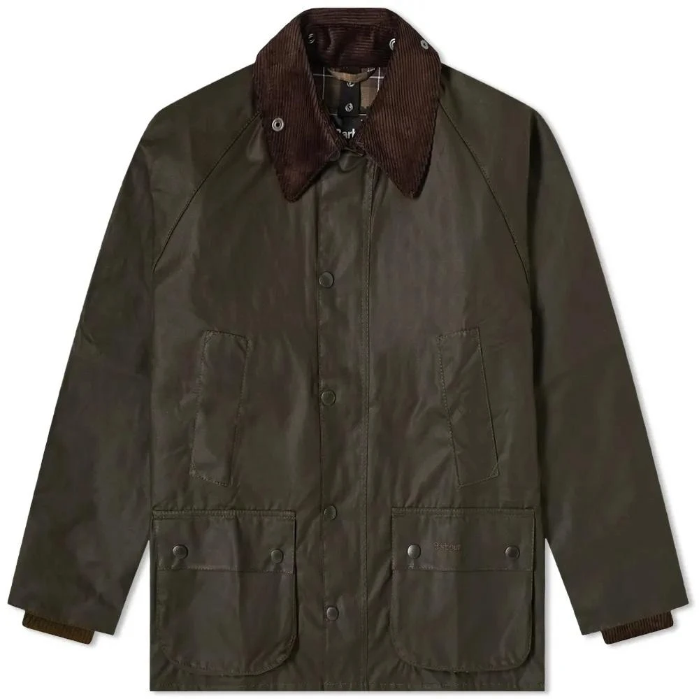 商品Barbour|Barbour Classic Bedale Wax Jacket Olive,价格¥3506,第1张图片