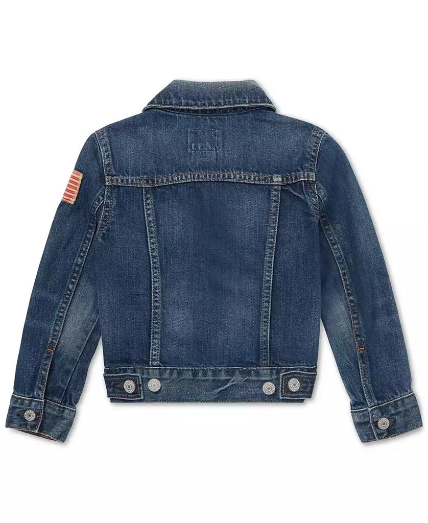 商品Ralph Lauren|Toddler and Little Boys Cotton Denim Trucker Jacket,价格¥680,第3张图片详细描述