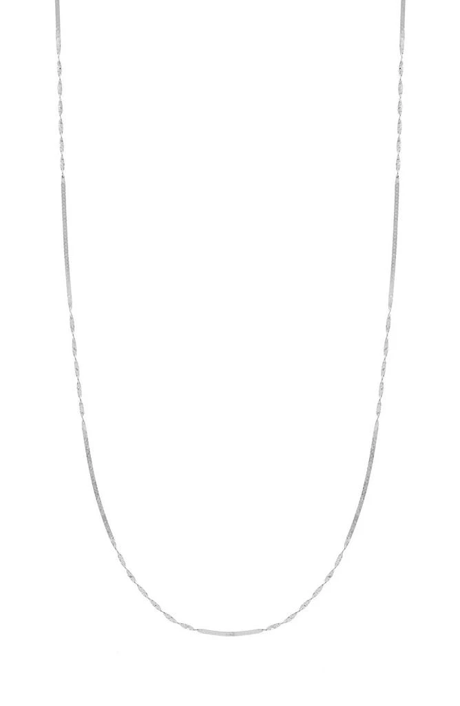 商品Bony Levy|14K White Gold Twisted Station Chain Necklace,价格¥825,第1张图片