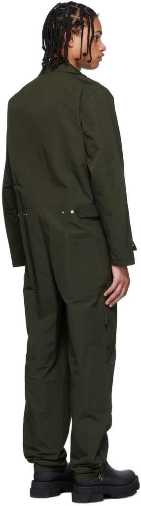 Green Cotton Jumpsuit商品第3张图片规格展示