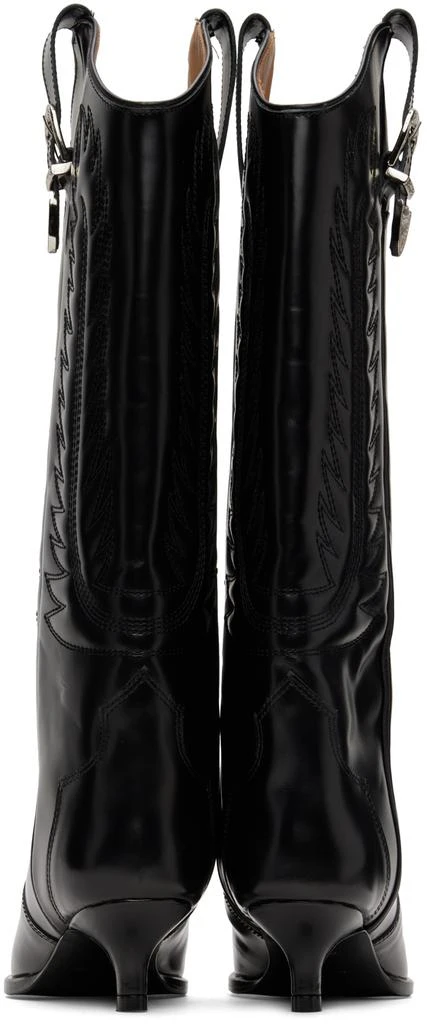 商品Toga Pulla|Black Western Tall Boots,价格¥1791,第2张图片详细描述
