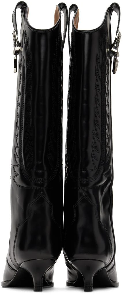 商品Toga Pulla|Black Western Tall Boots,价格¥1647,第2张图片详细描述