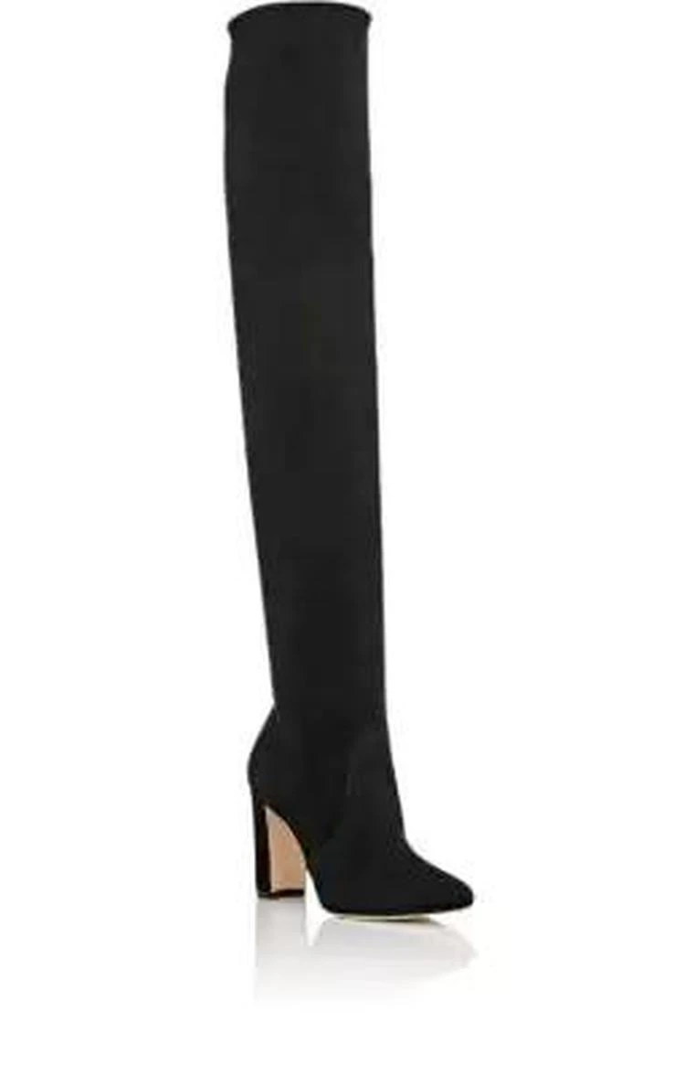 商品Manolo Blahnik|Pascalla Over-The-Knee Boots长筒靴,价格¥7131,第2张图片详细描述