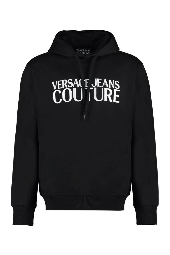 商品Versace|Versace Jeans Couture Logo Detailed Drawstring Hoodie,价格¥1281,第1张图片