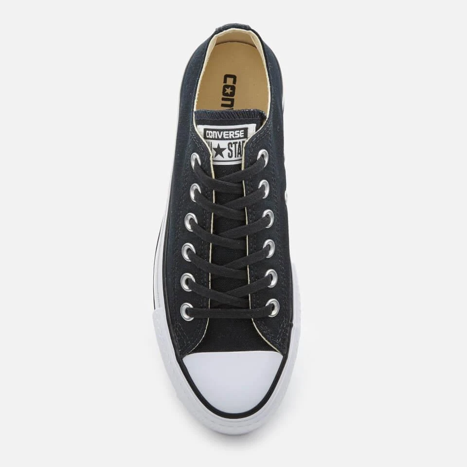 商品Converse|CONVERSE WOMEN'S CHUCK TAYLOR ALL STAR LIFT OX TRAINERS - BLACK/WHITE/WHITE,价格¥345,第3张图片详细描述