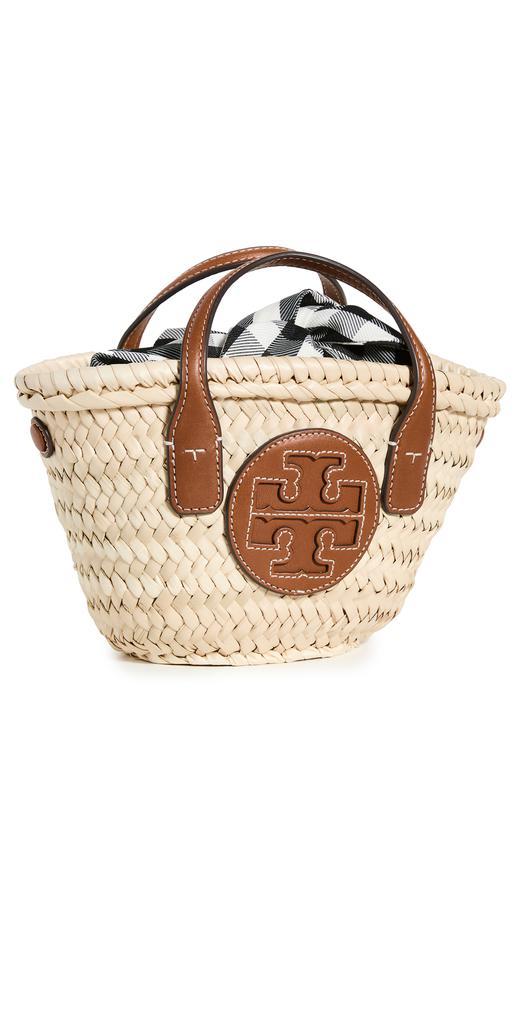 商品Tory Burch|Tory Burch Ella Straw Micro Basket,价格¥2631,第1张图片