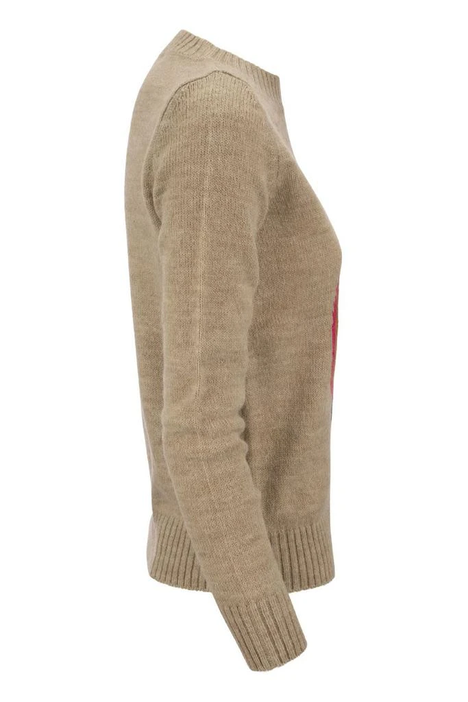 商品Weekend Max Mara|WEEKEND MAX MARA GALLO - Alpaca and cotton blend yarn sweater,价格¥1136,第3张图片详细描述
