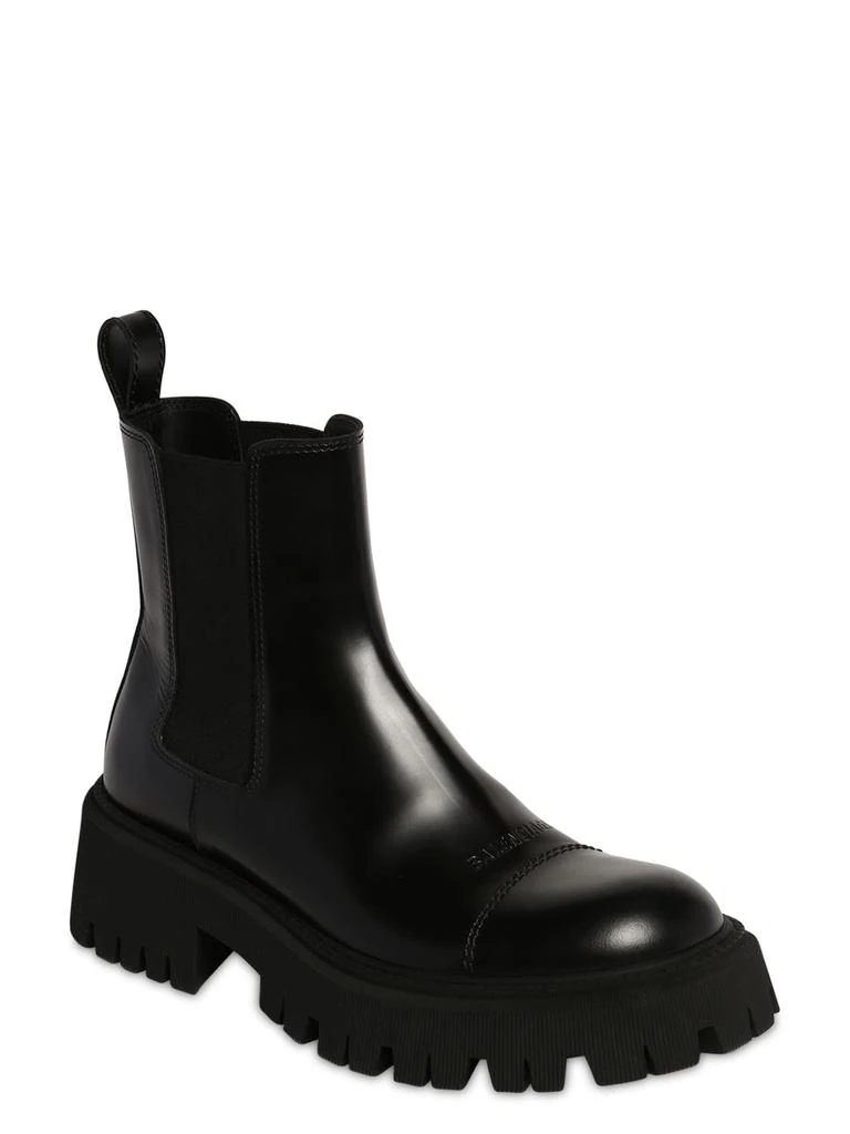 商品Balenciaga|Tractor Bootie L20 Leather Boots,价格¥9375,第2张图片��详细描述