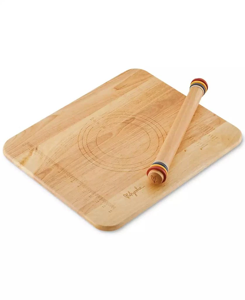 商品Ayesha Curry|Pantryware Rolling Pin & Pie Board Set,价格¥868,第1张图片