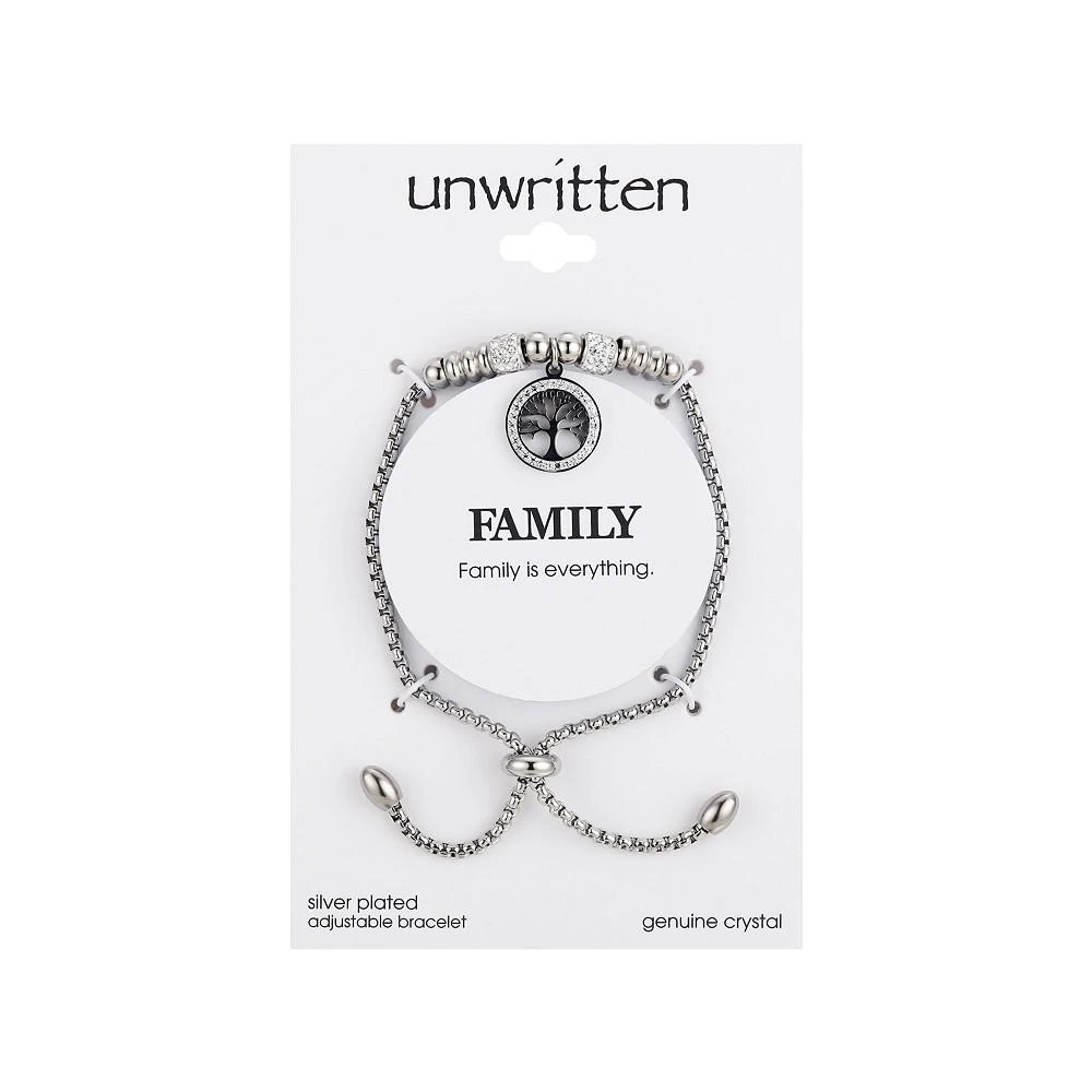 商品Unwritten|Dog Charm and Crystal Adjustable Bracelet in Stainless Steel,价格¥206,第2张图片详细描述