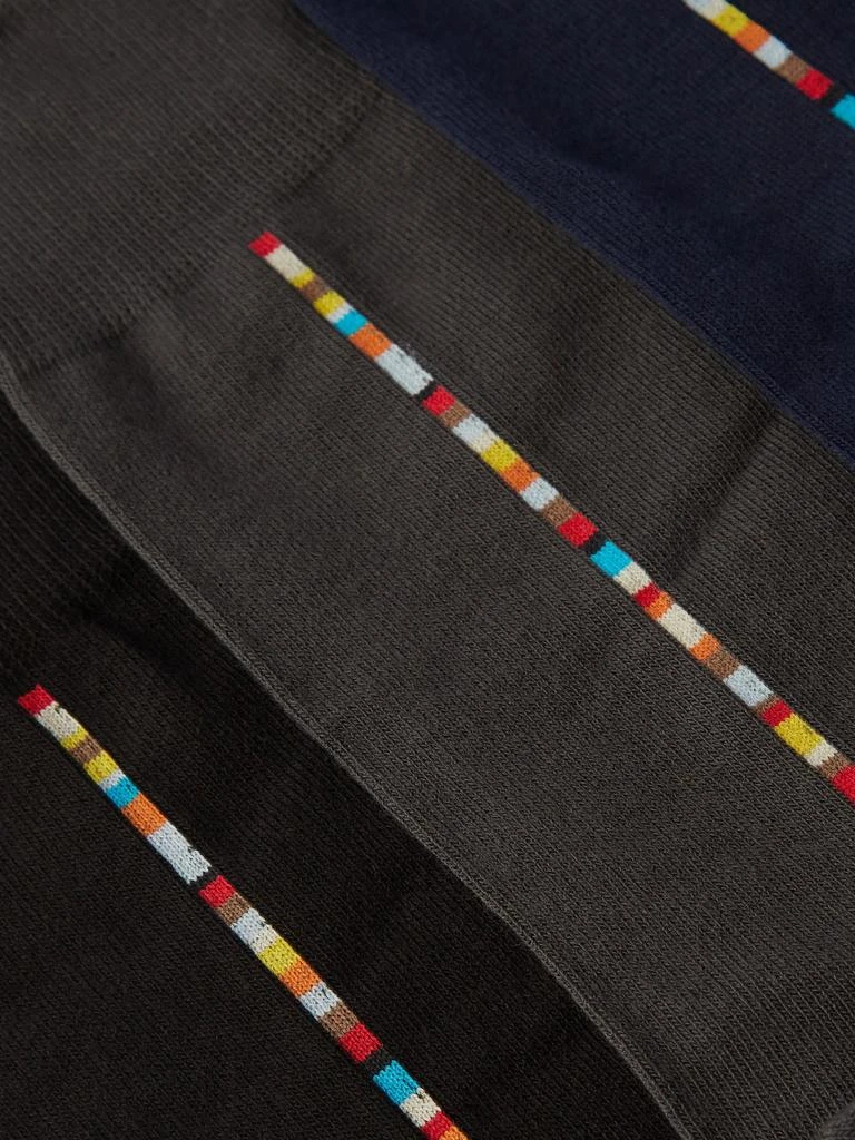商品Paul Smith|Pack of three Signature stripe cotton-blend socks,价格¥550,第4张图片详细描述
