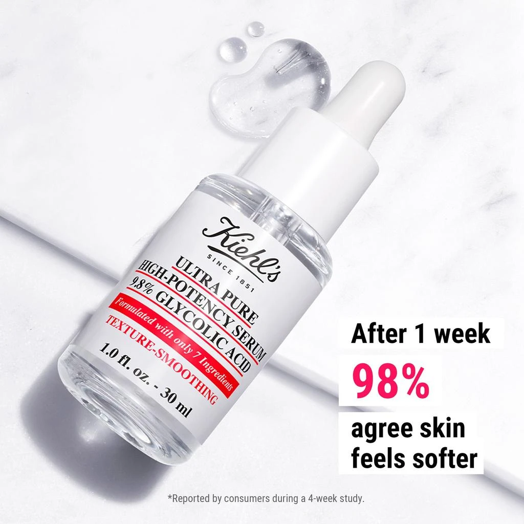 商品Kiehl's|Ultra Pure High-Potency 9.8% Glycolic Acid Serum,价格¥261,第4张图片详细描述