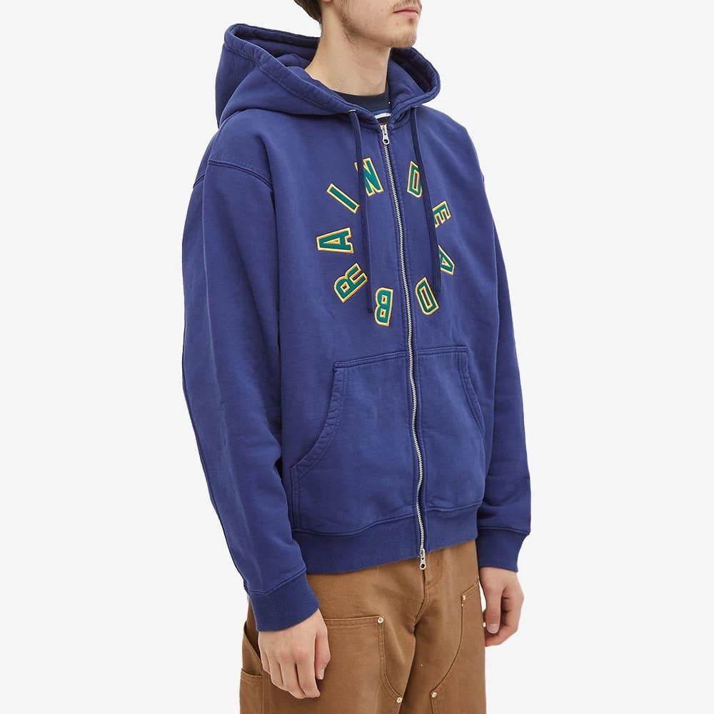 商品Brain Dead|Brain Dead Collegiate Zip Hoody,价格¥641,第2张图片详细描述