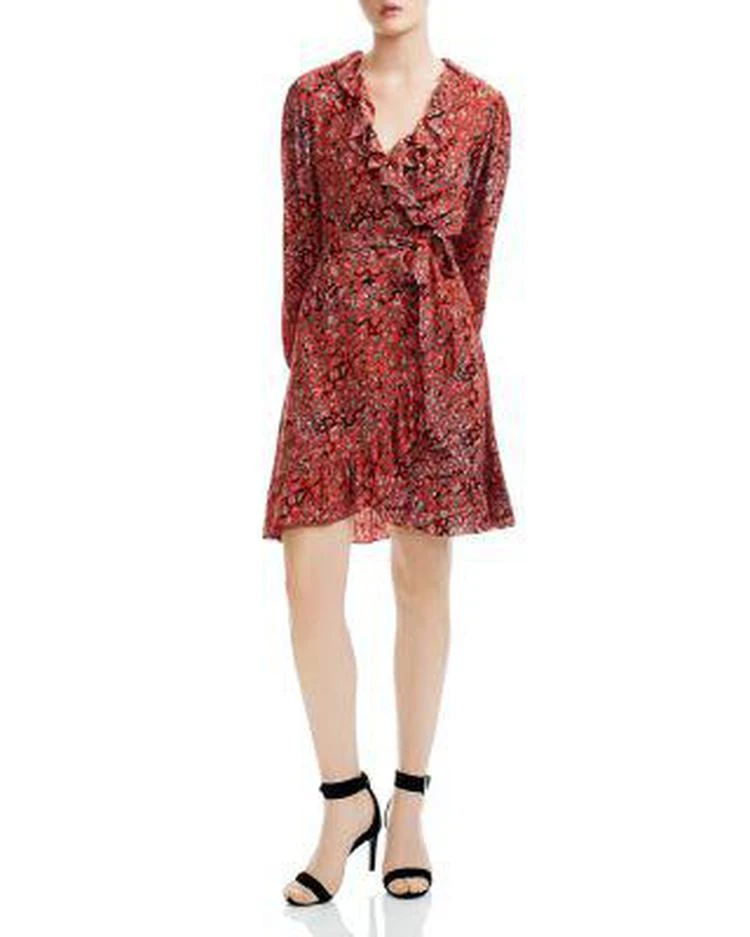 商品Maje|Rosetto Wrap Dress,价格¥1182,第1张图片