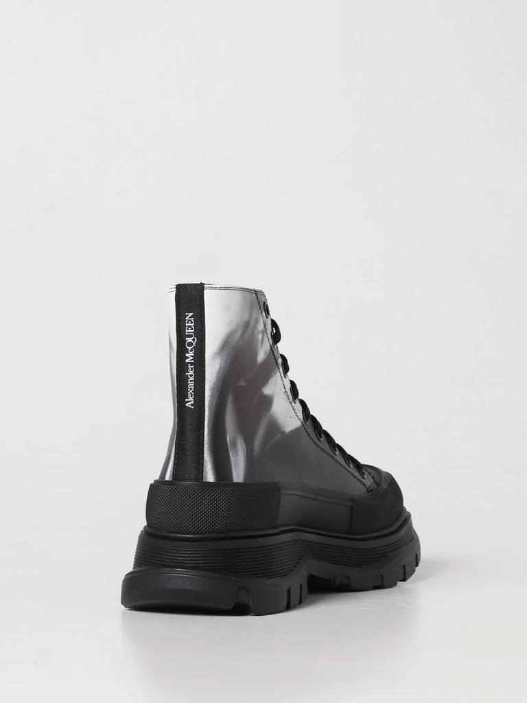 商品Alexander McQueen|Alexander McQueen Tread ankle boots in leather,价格¥5053,第3张图片详细描述