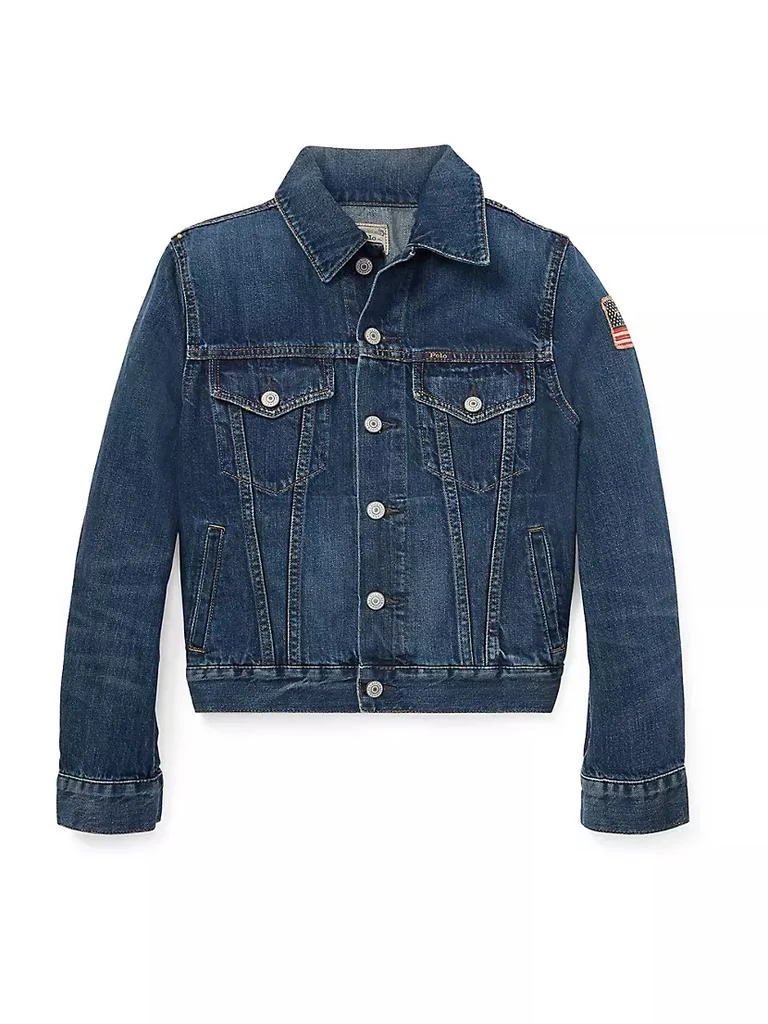 商品Ralph Lauren|Little Boy's & Boy's Trucker Denim Jacket,价格¥654,第1张图片