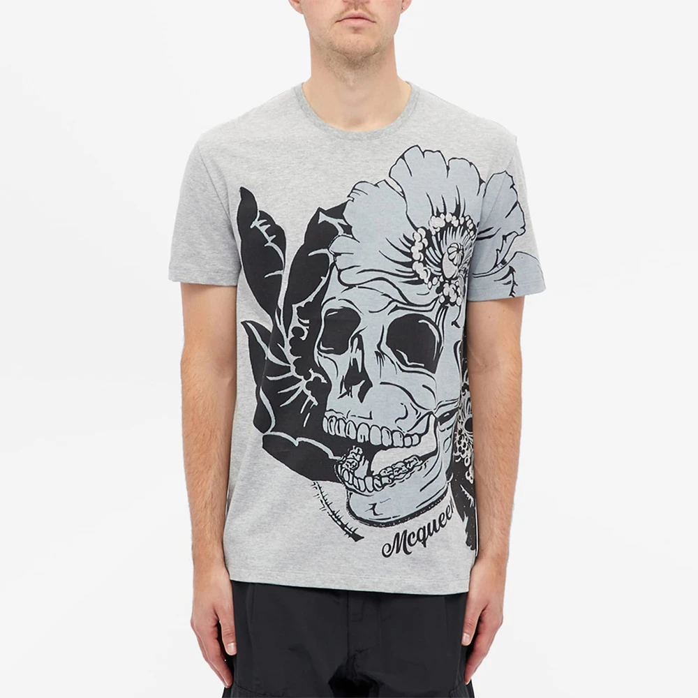 ALEXANDER MCQUEEN 灰色男士T恤 626674-QPZ59-0902 商品