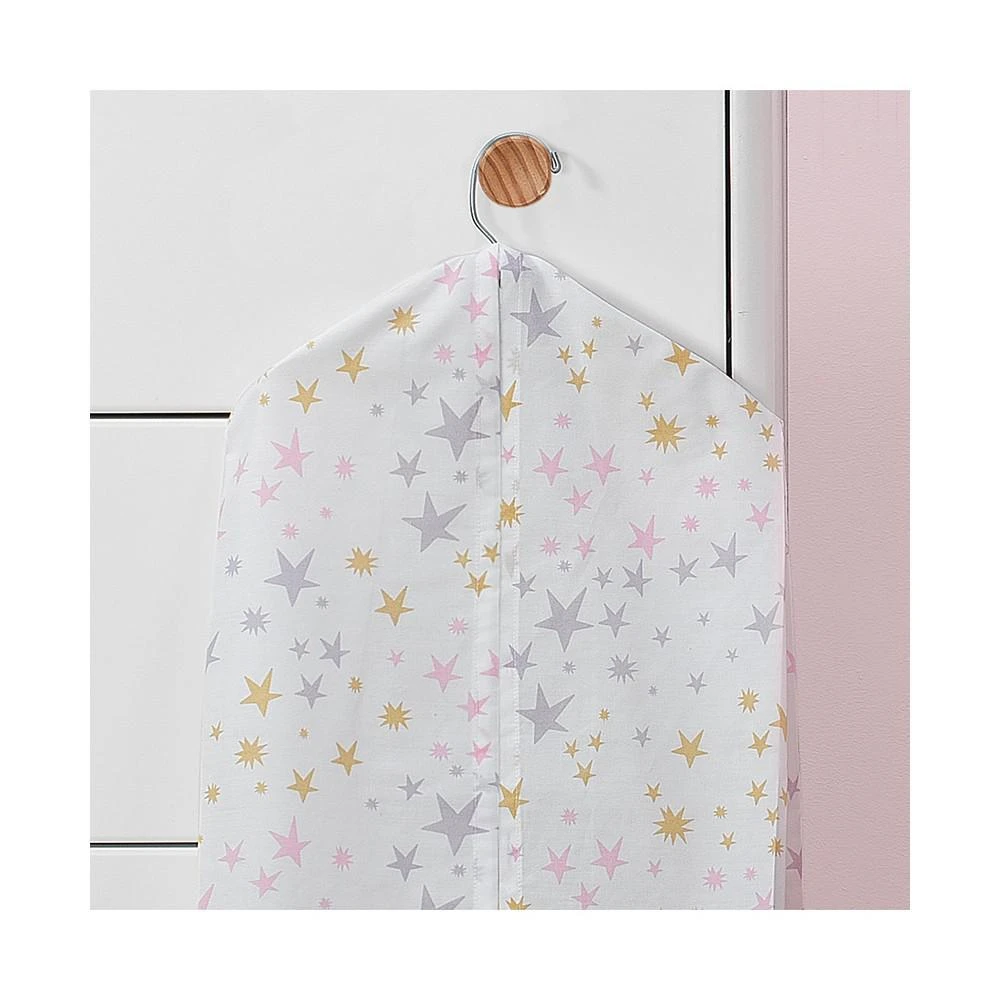 商品Bedtime Originals|Rainbow Unicorn Pink/Purple/Gold Stars Diaper Stacker,价格¥112,第2张图片详细描述