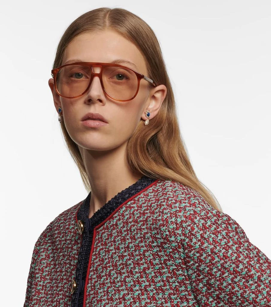 商品Gucci|飞行员眼镜,价格¥2609,第3张图片详细描述