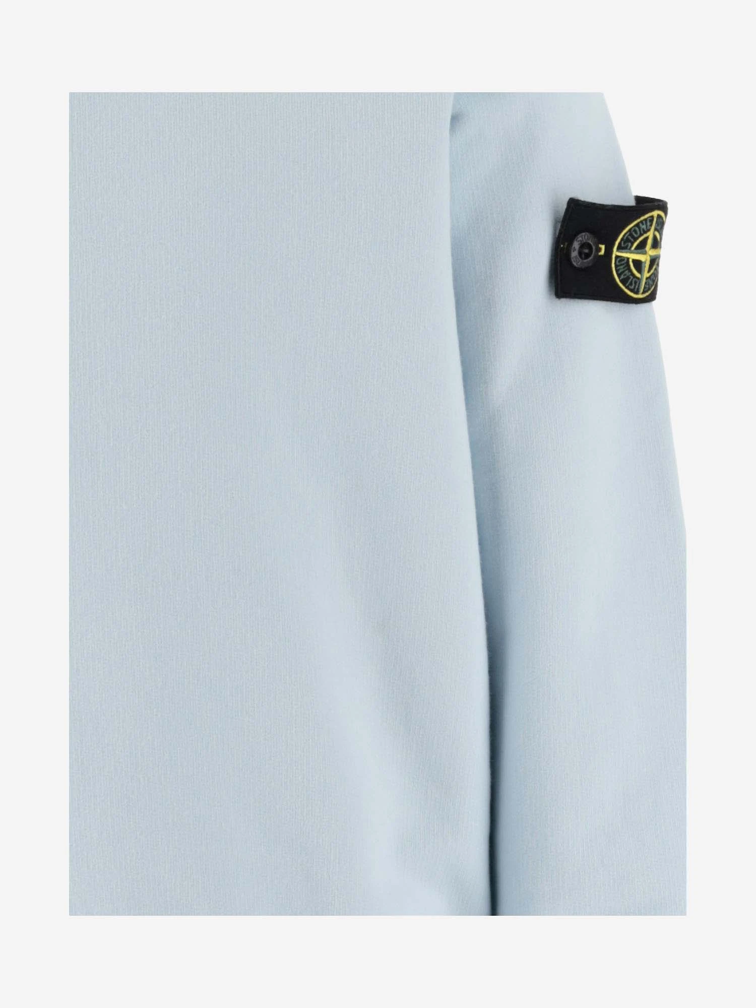 商品Stone Island|Stone Island 男童卫衣 61320V0041 天蓝色,价格¥712,第4张图片详细描述