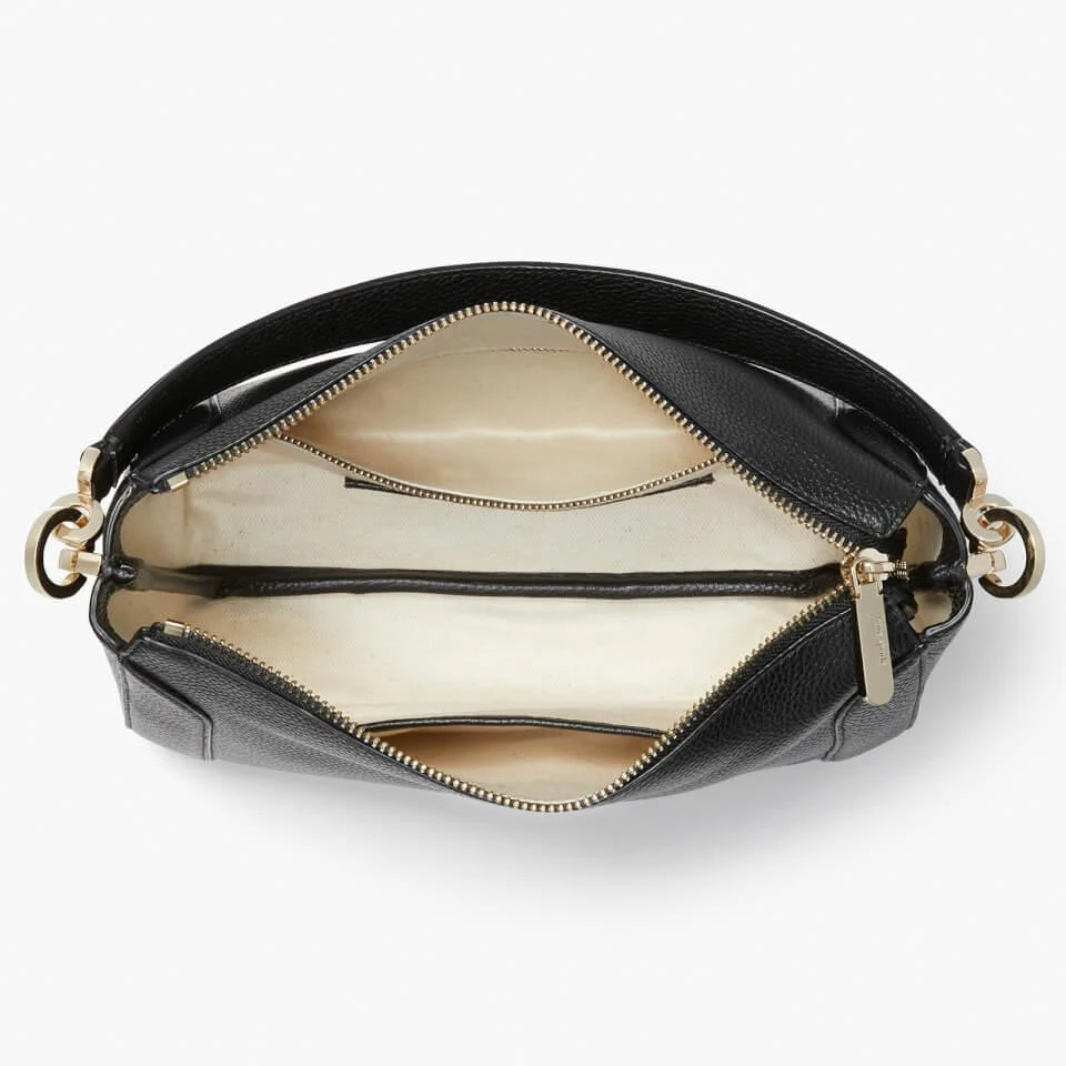 商品Kate Spade|Kate Spade New York Women's Crush Pebbled Medium Cross Body Bag - Black,价格¥1633,第4张图片详细描述