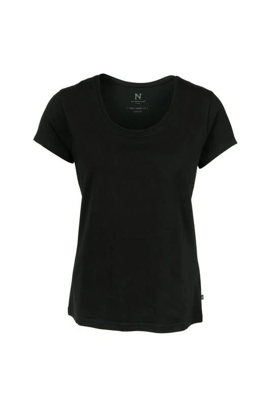 商品Nimbus|Nimbus Womens/Ladies Montauk Essential Short Sleeve T-Shirt (Black),价格¥217,第1张图片