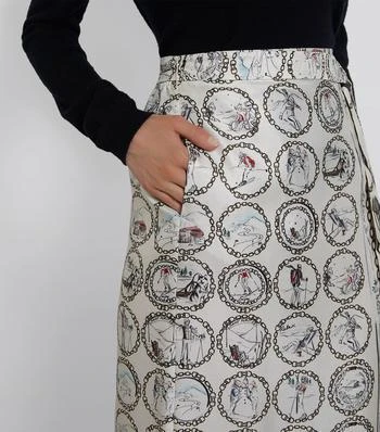 商品Max Mara|Silk Scarf Print Skirt,价格¥4691,第4张图片详细描述