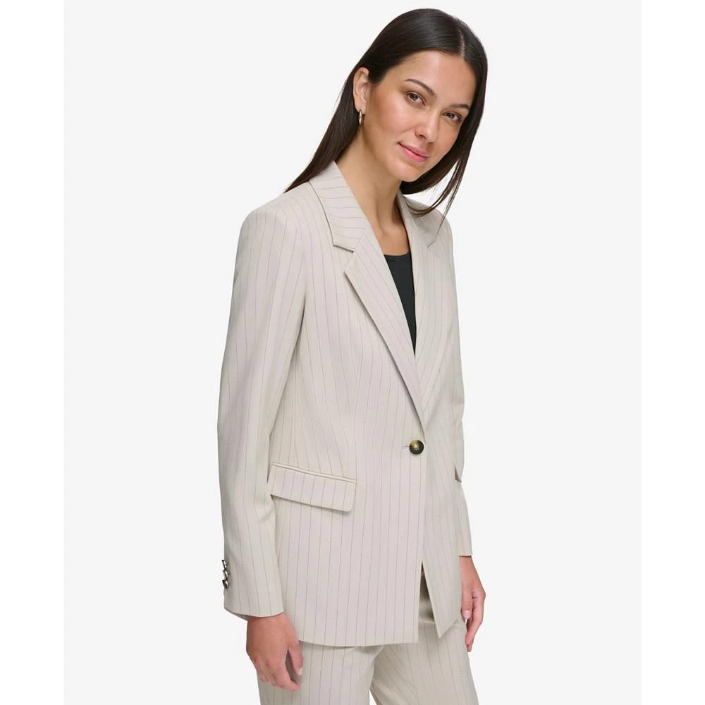 商品DKNY|Women's Notched Collar One-Button Blazer,价格¥238,第3张图片详细描述