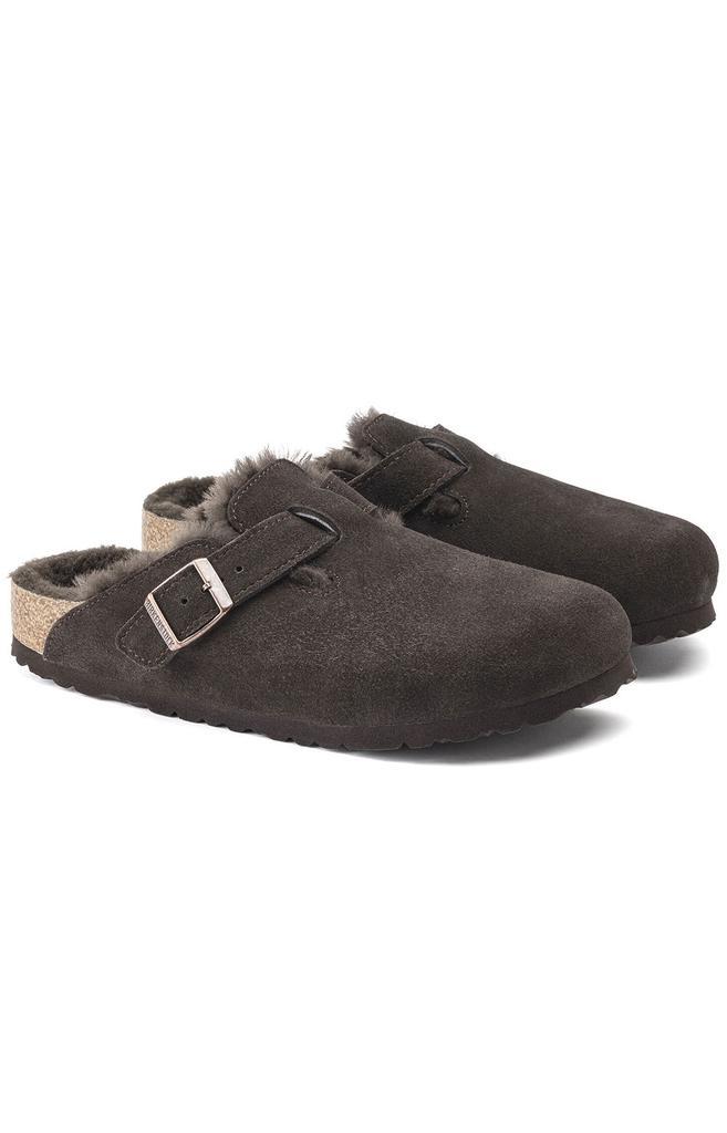 商品Birkenstock|(1020567) Boston Shearling Sandals - Mocha,价格¥1260,第1张图片