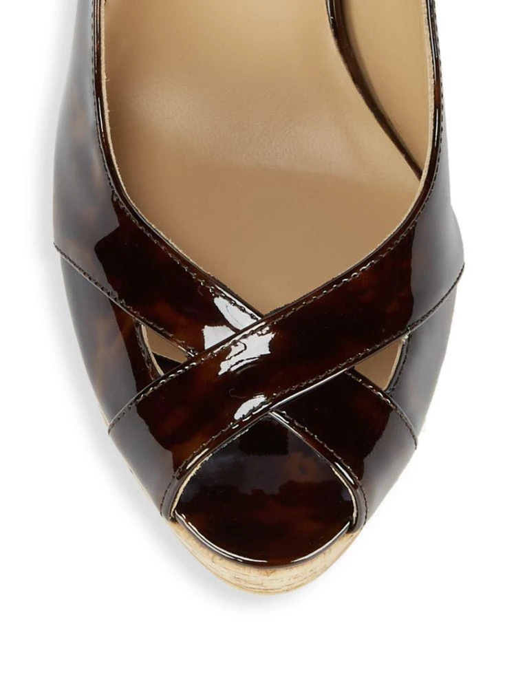 商品Stuart Weitzman|Patent Leather Wedges,价格¥1262,第3张图片详细描述