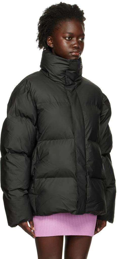 商品RAINS|Black Boxy Puffer Down Jacket,价格¥1945,第2张图片详细描述