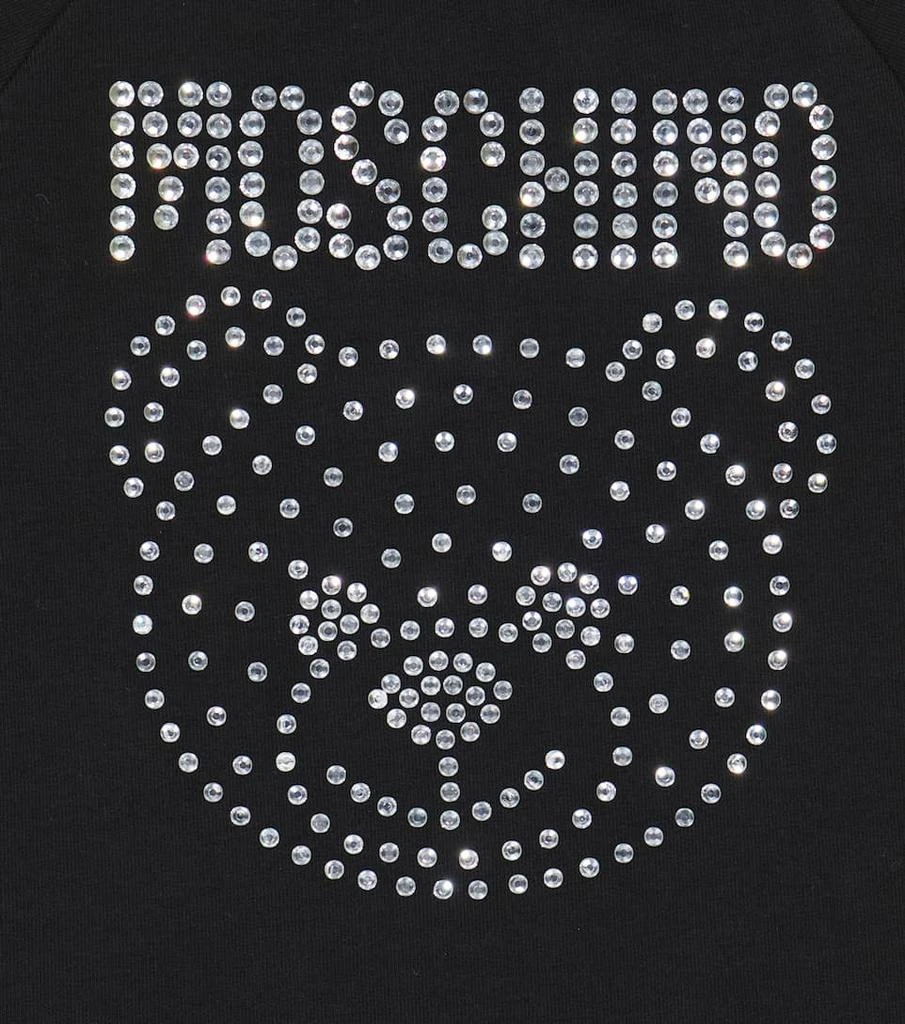商品Moschino|婴幼儿 — 缀饰棉质混纺连衣裙,价格¥873,第3张图片详细描述
