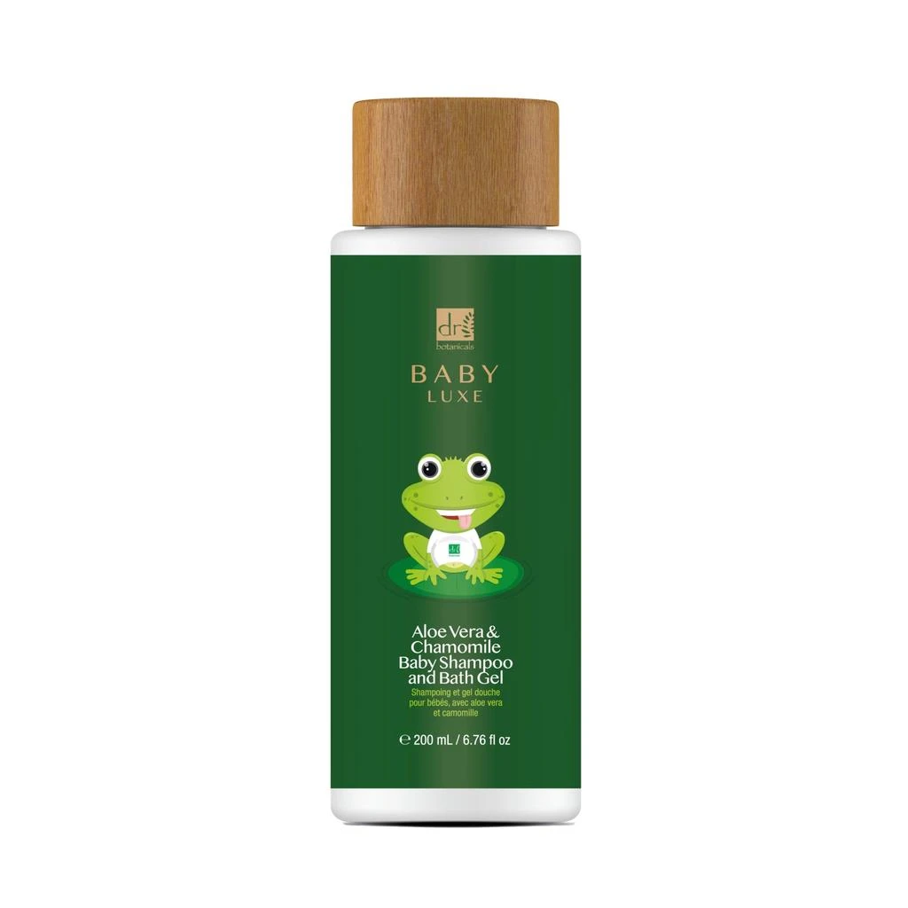 商品Dr. Botanicals|Baby Lux Aloe Vera & Chamomile Baby Shampoo & Bath Gel 200ml Twin Value Savings Pack,价格¥177,第2张图片详细描述