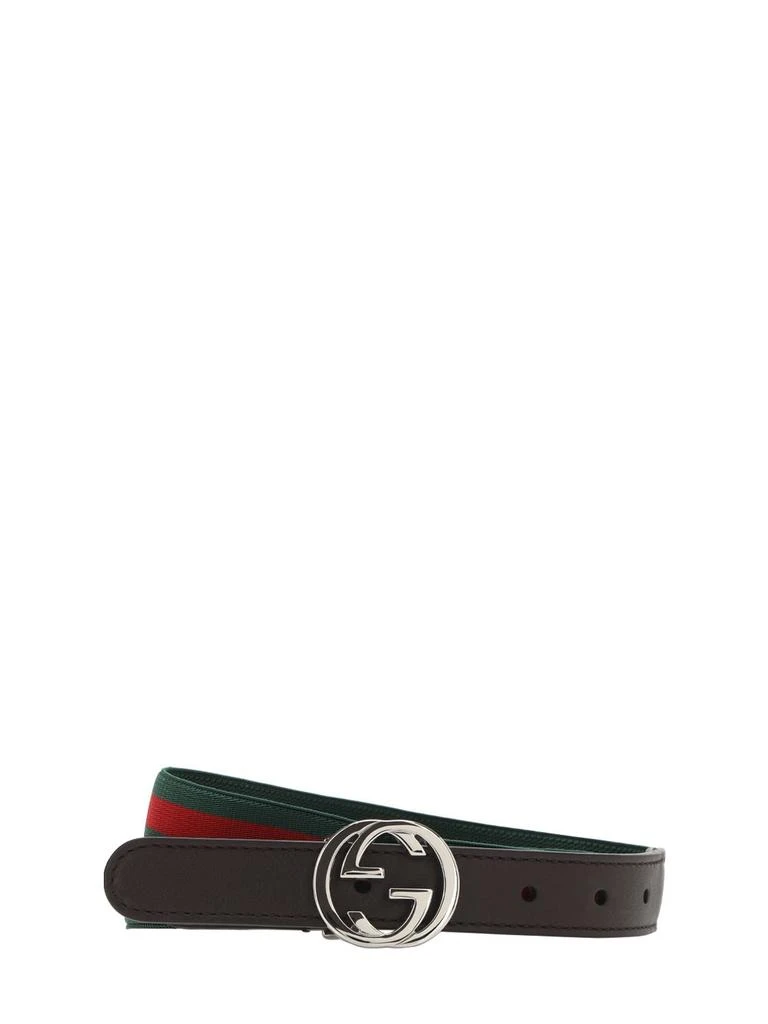 商品Gucci|Elastic Belt W/ Web Details,价格¥1728,第1张图片