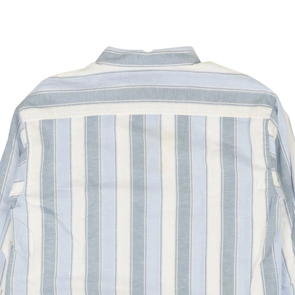 商品STUSSY|Blue Cotton Wide Stripe Button Down Shirt,价格¥747,第1张图片