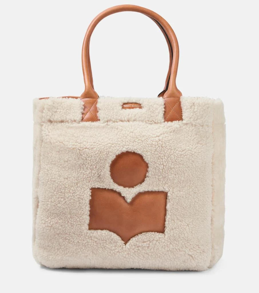 商品Isabel Marant|Yenky shearling and leather tote,价格¥3884,第1张图片
