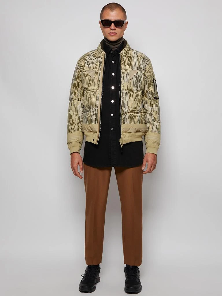 商品Stone Island|Real Down Blouson Jacket Natural Beige Print,价格¥5812,第2张图片详细描述