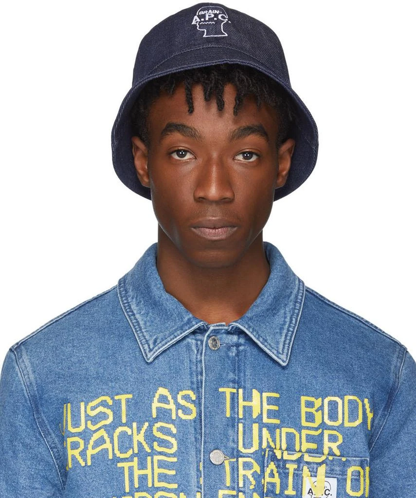 商品A.P.C.|Indigo Brain Dead Edition Bob 渔夫帽,价格¥618,第1张图片