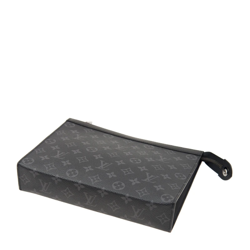 【专柜直采】Louis Vuitton 路易 威登 男士黑色皮革手拿包 M61692 商品